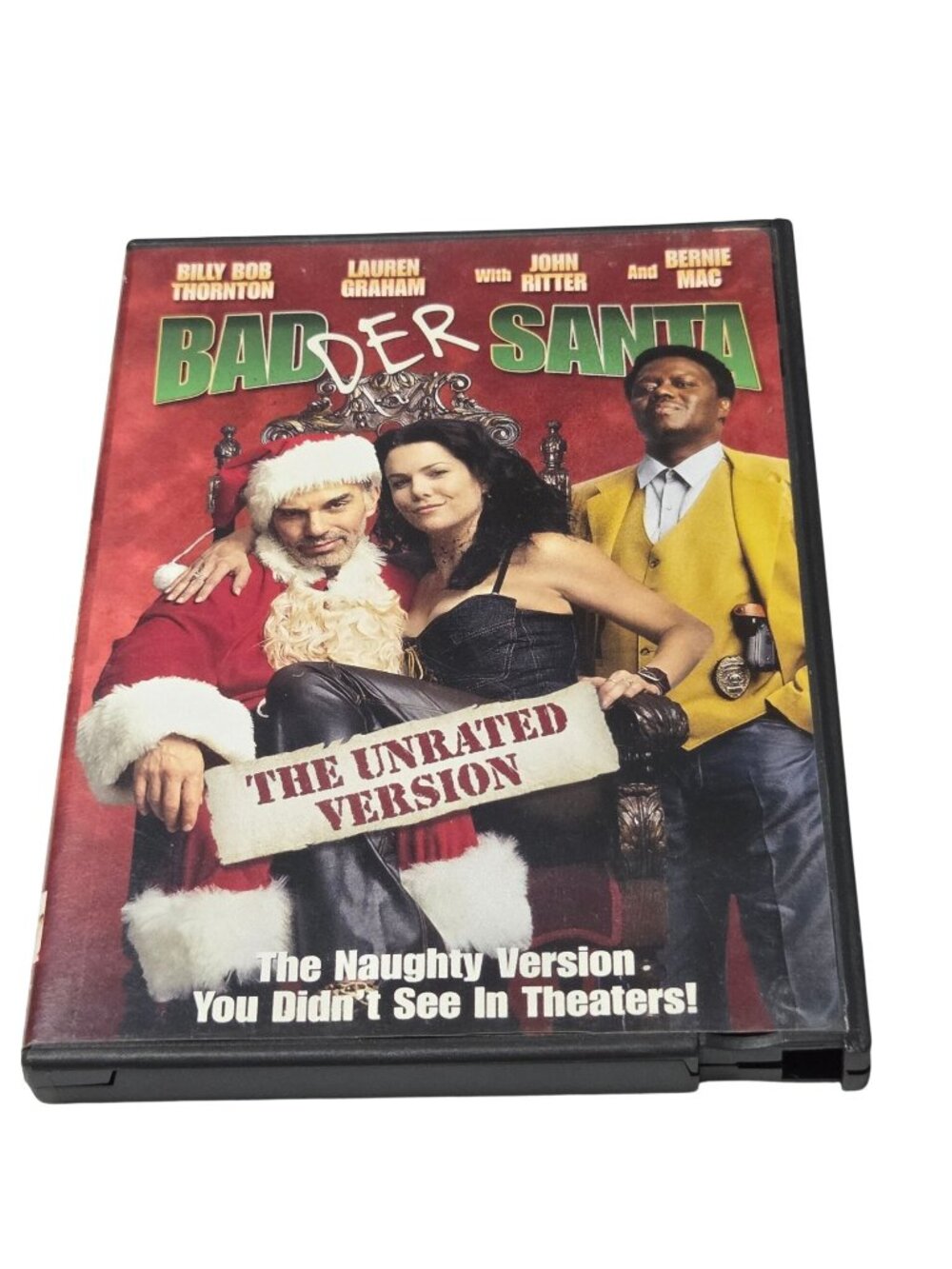 Badder Santa The Unrated Version Comedy Billy Bob Thornton DVD Movie 2004